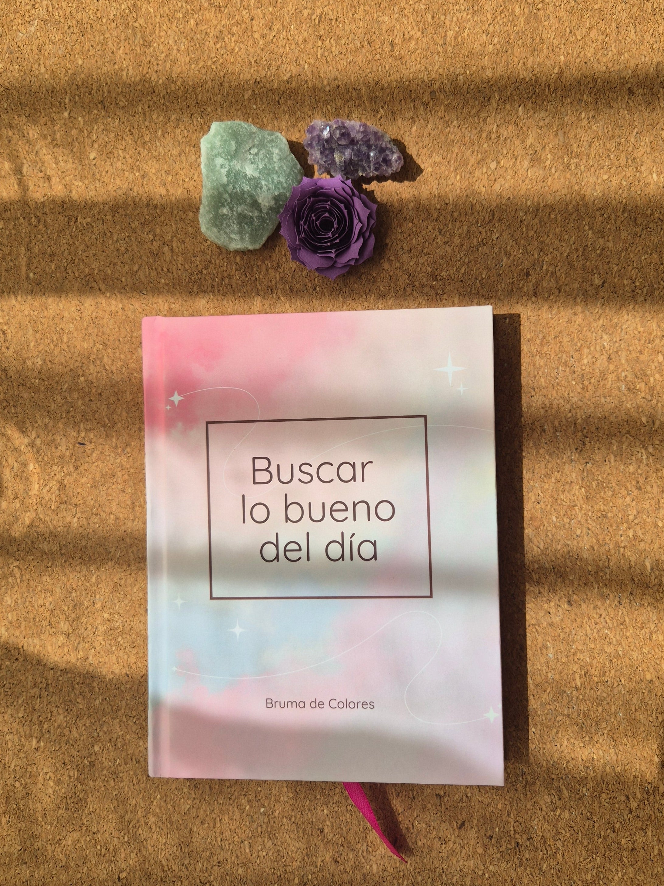 Buscar lo bueno del día / Encuadernación costura francesa