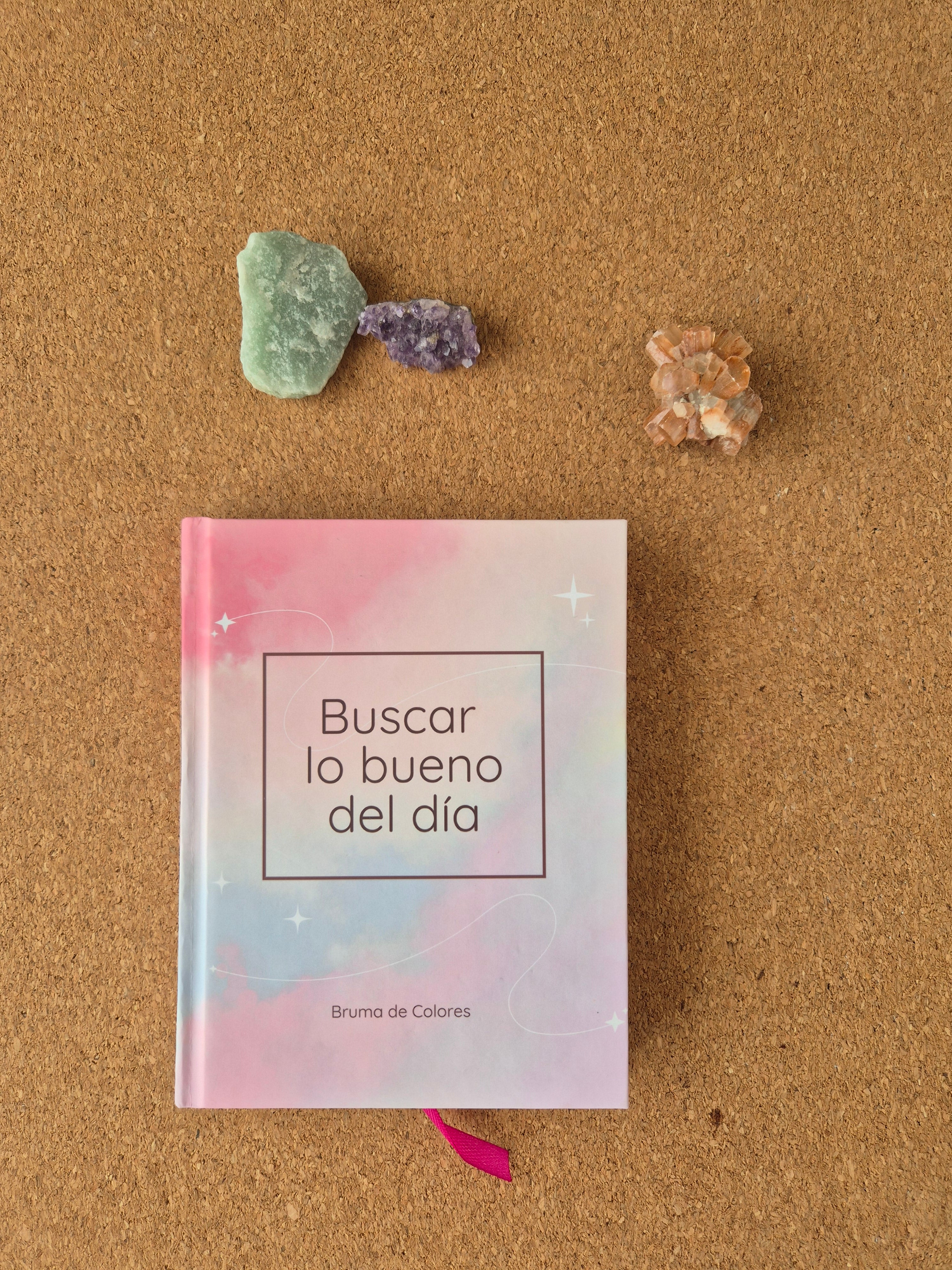 Buscar lo bueno del día / Encuadernación costura francesa