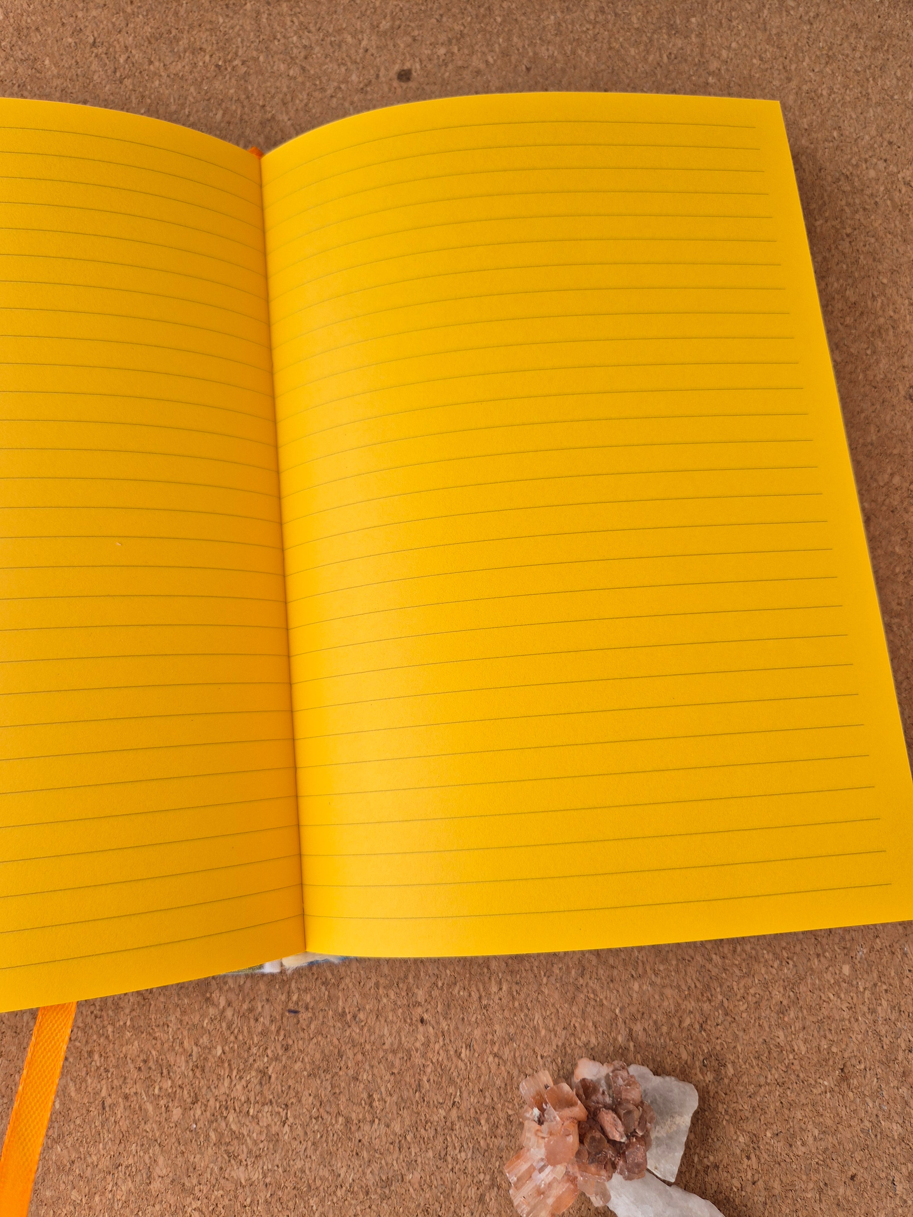 Libreta clásica mediana Hojas de colores / Animalitos