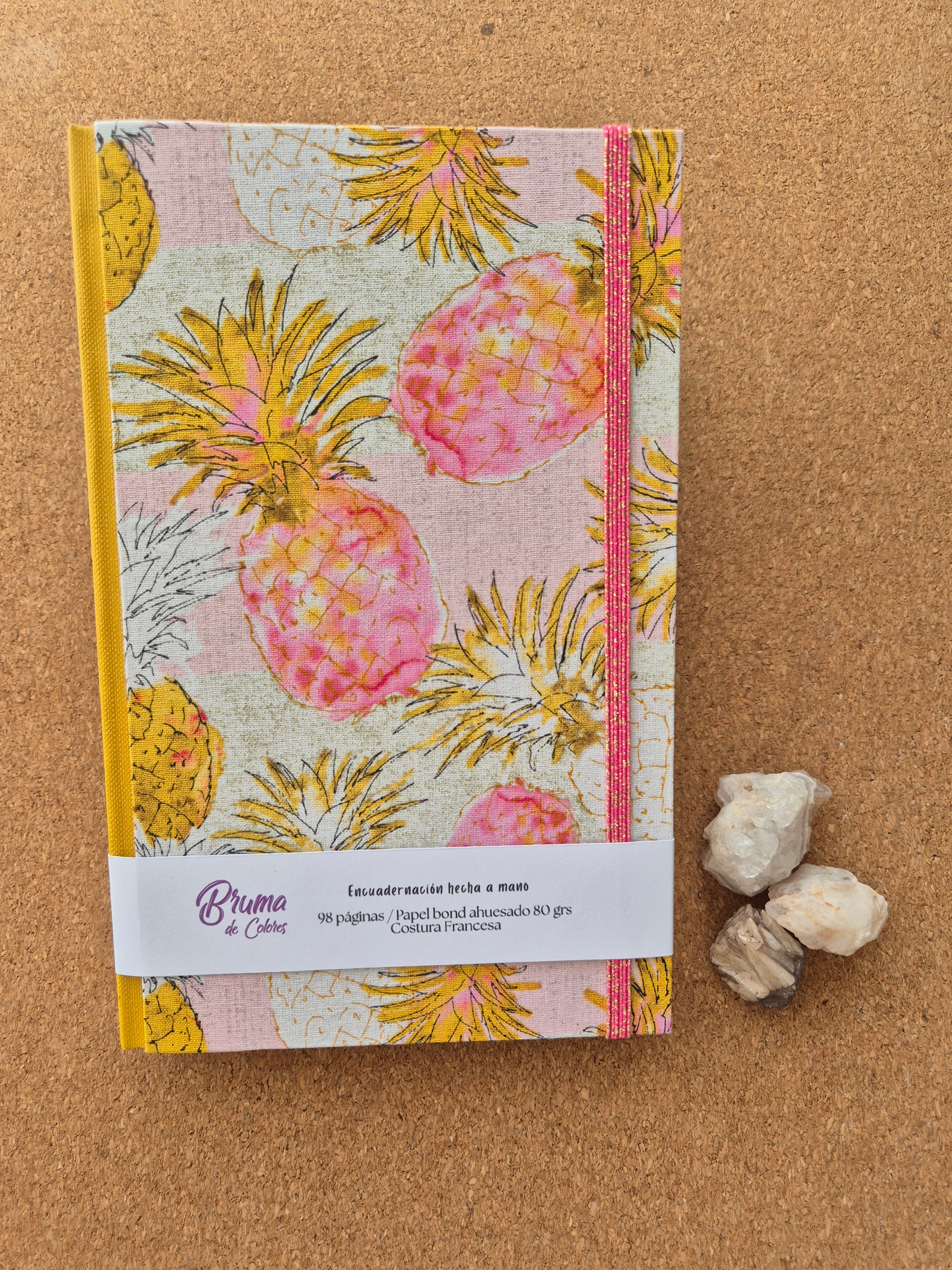 Libreta clásica mediana / Piñas