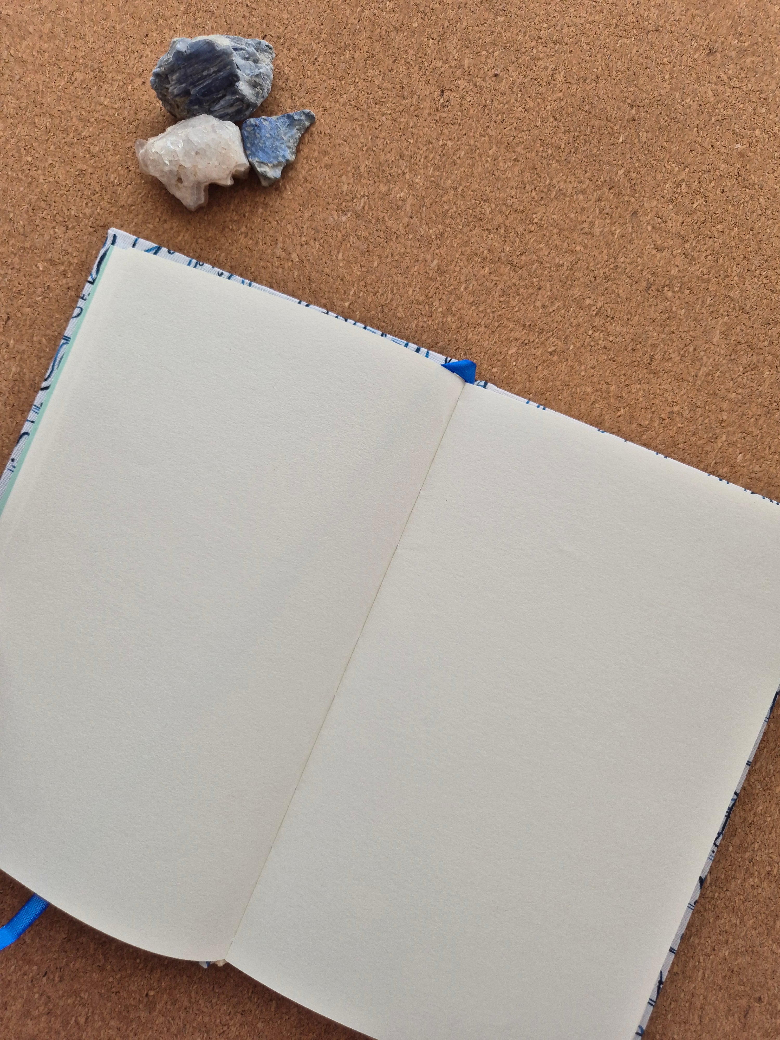 Libreta clásica Mediana / Gatos azul