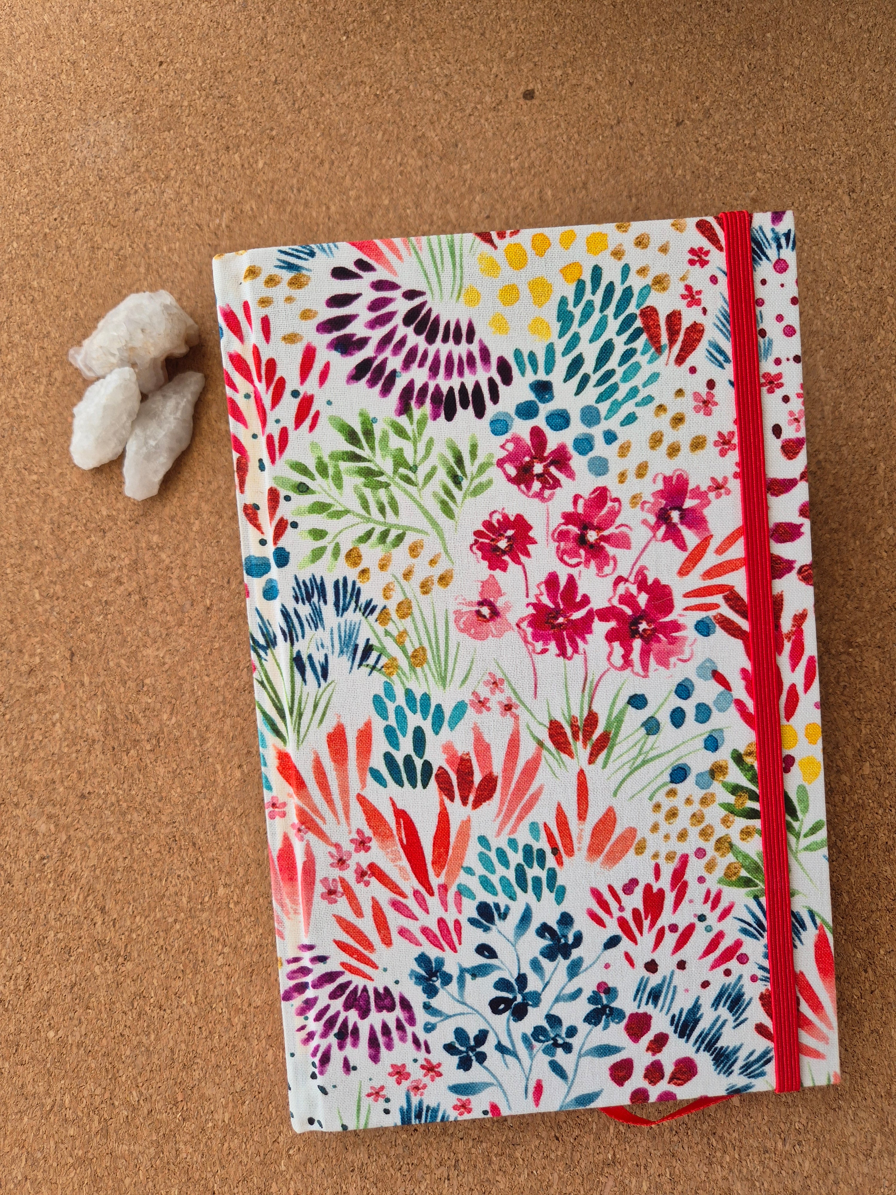 Libreta clásica Mediana / Jardín de flores