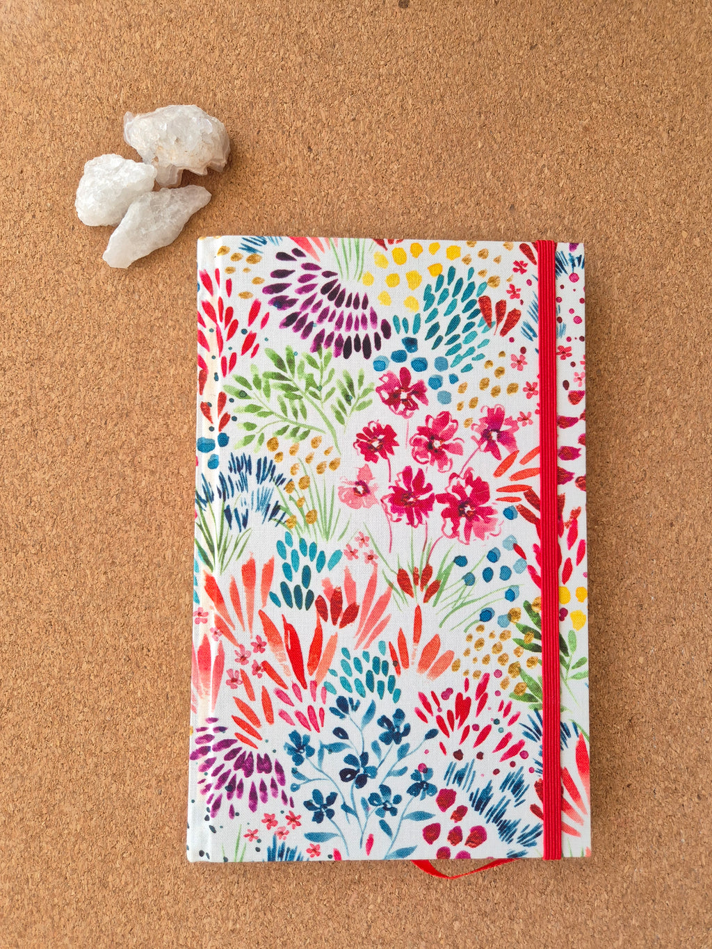 Libreta clásica Mediana / Jardín de flores