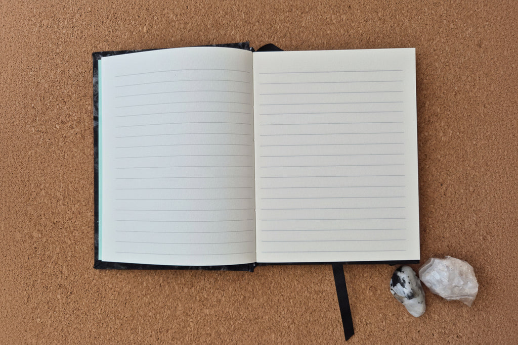 Libreta clásica pequeña / Negro ramitas