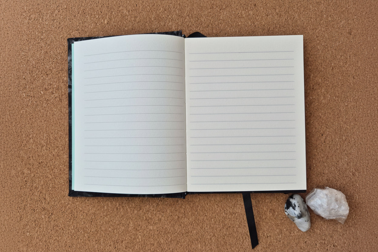 Libreta clásica pequeña / Negro ramitas