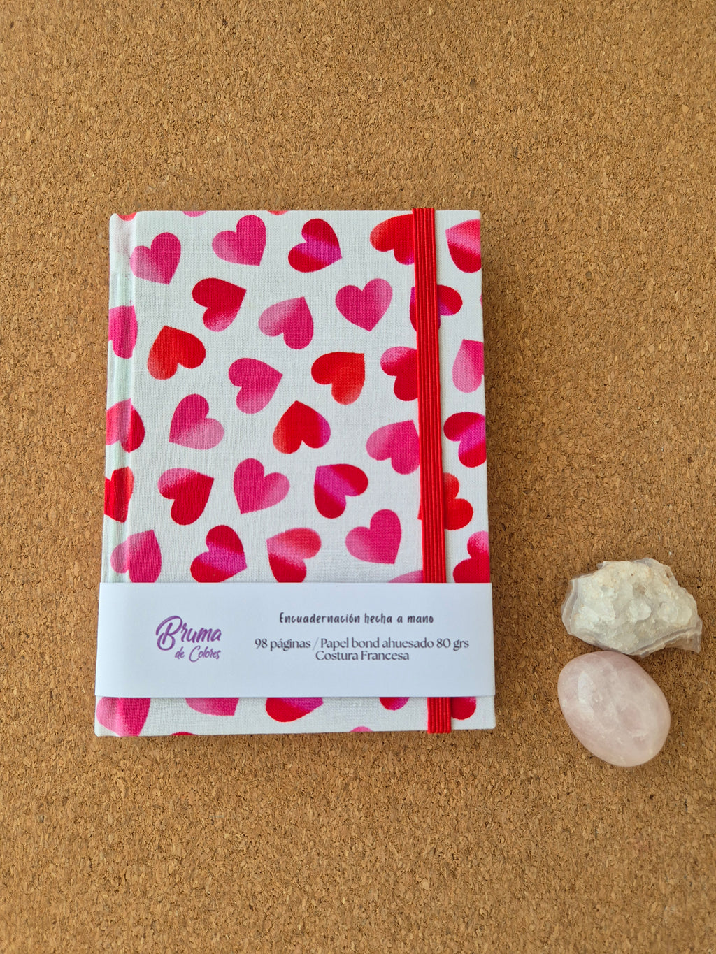 Libreta clásica pequeña / Corazones