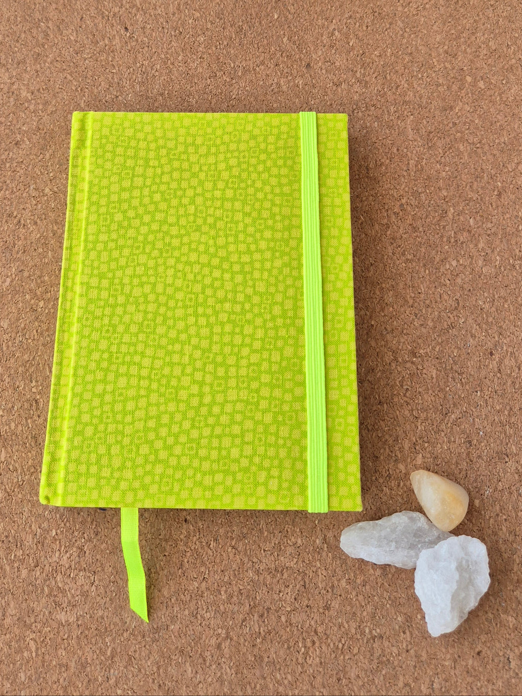 Libreta clásica pequeña / Verde amarillo