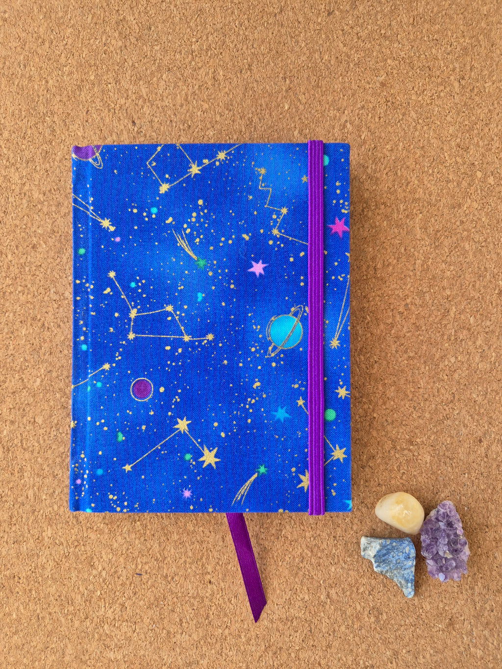 Libreta clásica pequeña / Constelaciones azul