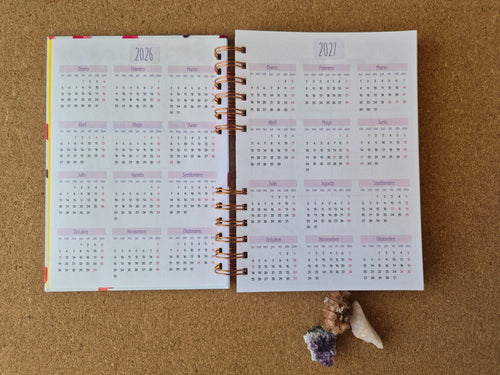 Cuaderno + planner mensual /Elige portada