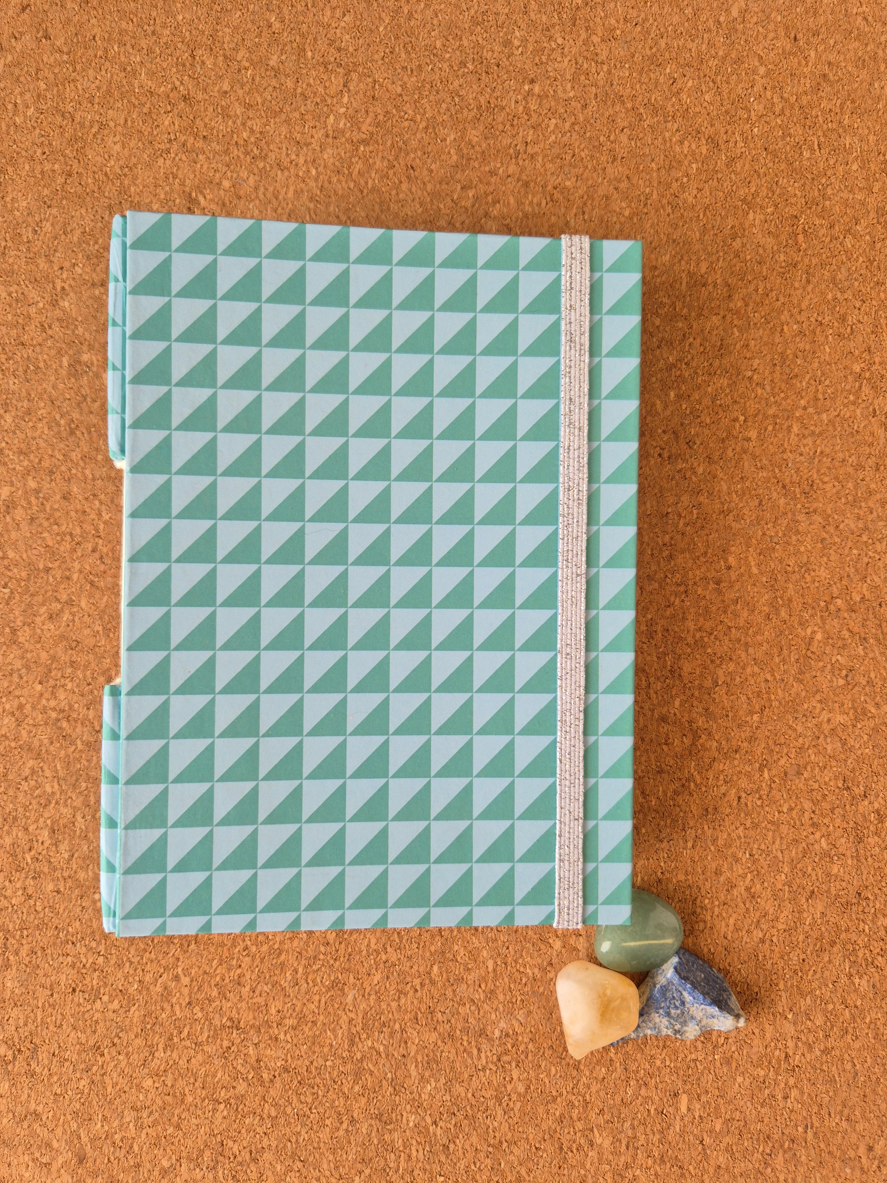 Libreta pequeña Costural de Ojal celeste verde
