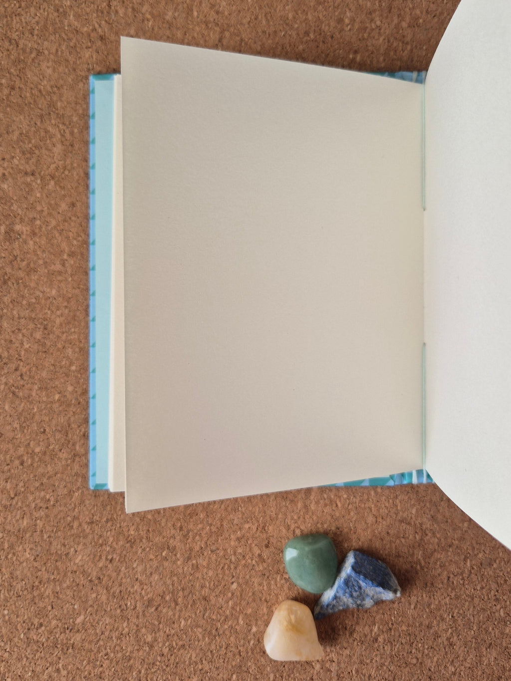 Libreta pequeña Costural de Ojal celeste verde