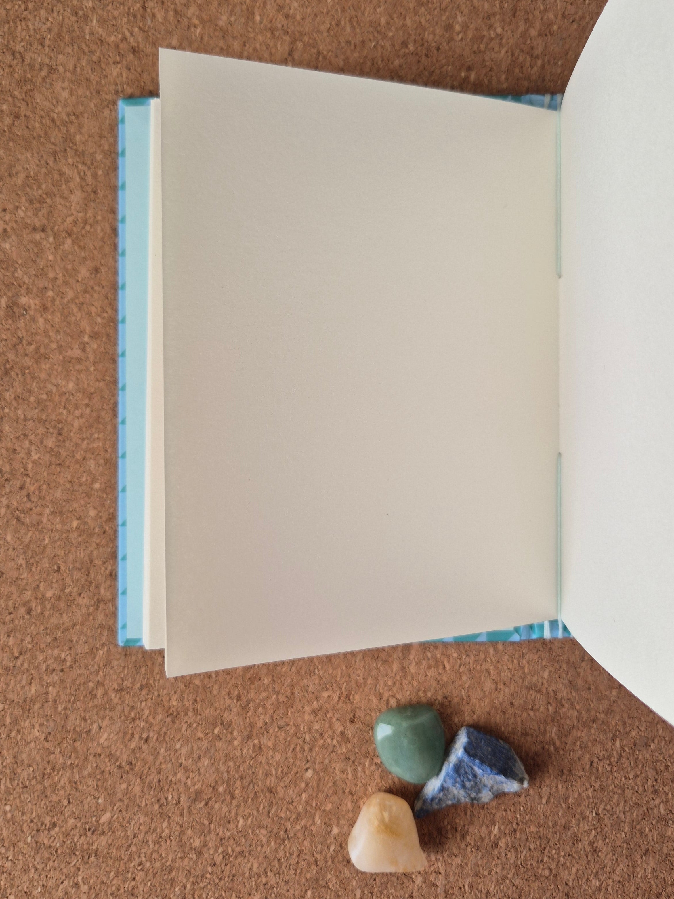 Libreta pequeña Costural de Ojal celeste verde
