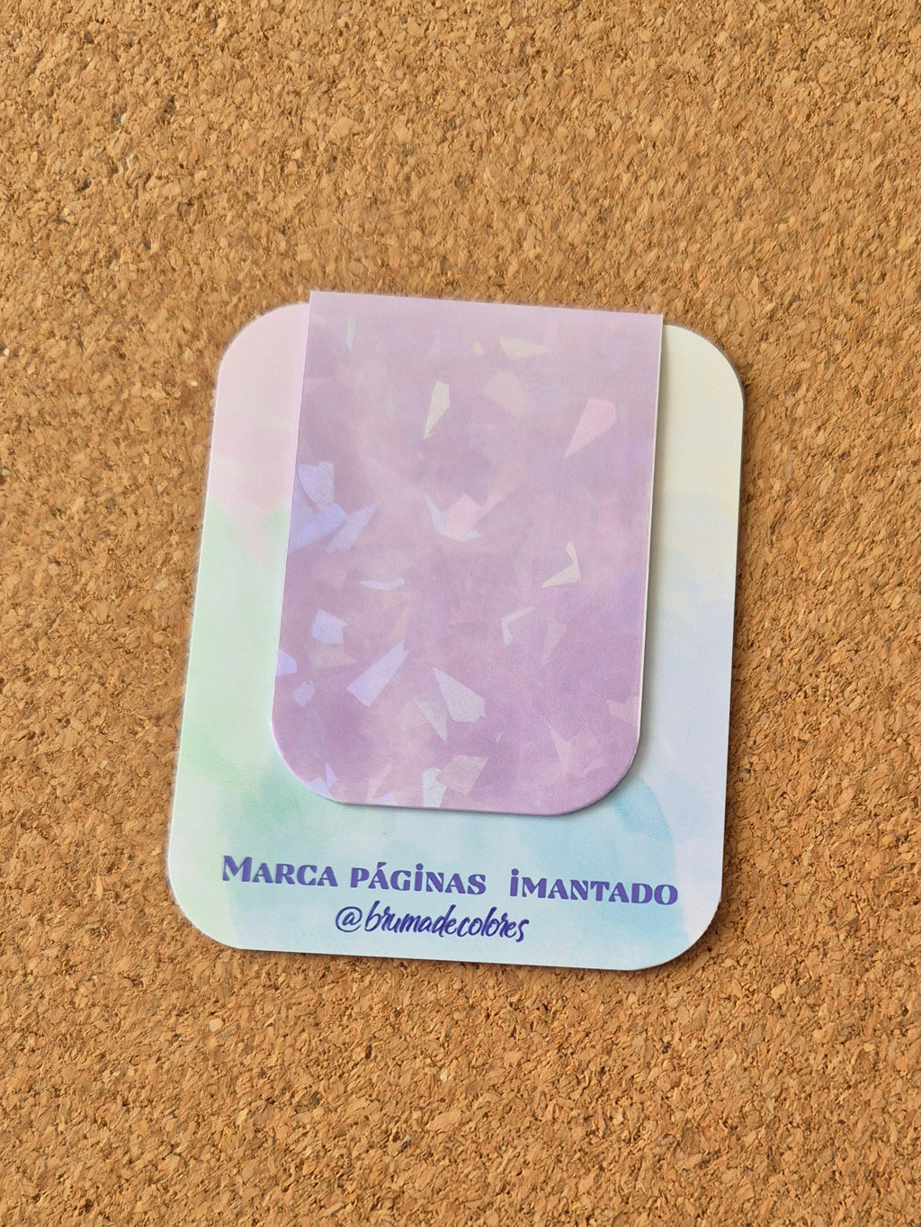 Marcapáginas imantado / Lila