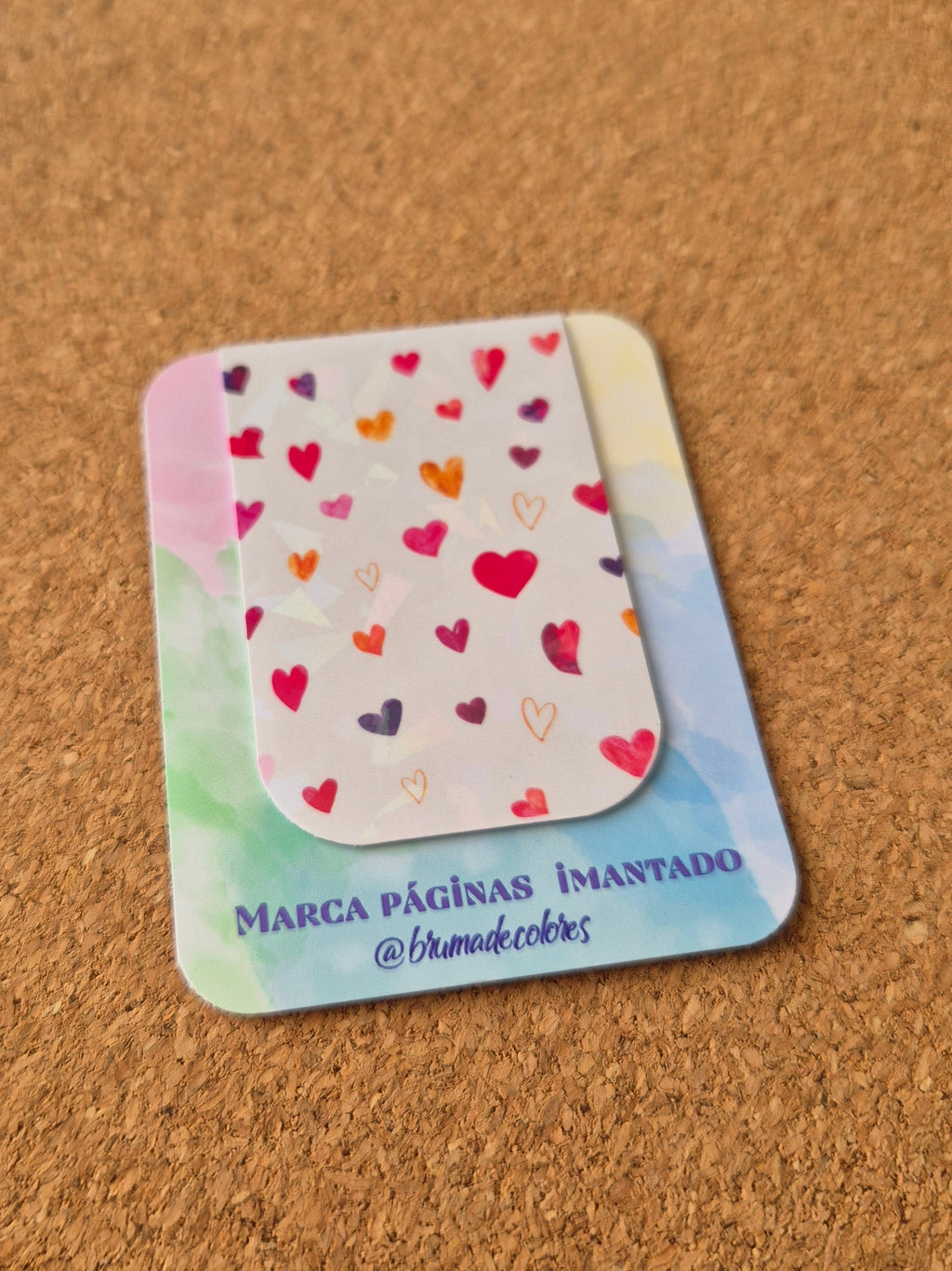 Marcapáginas imantado / Corazones 1