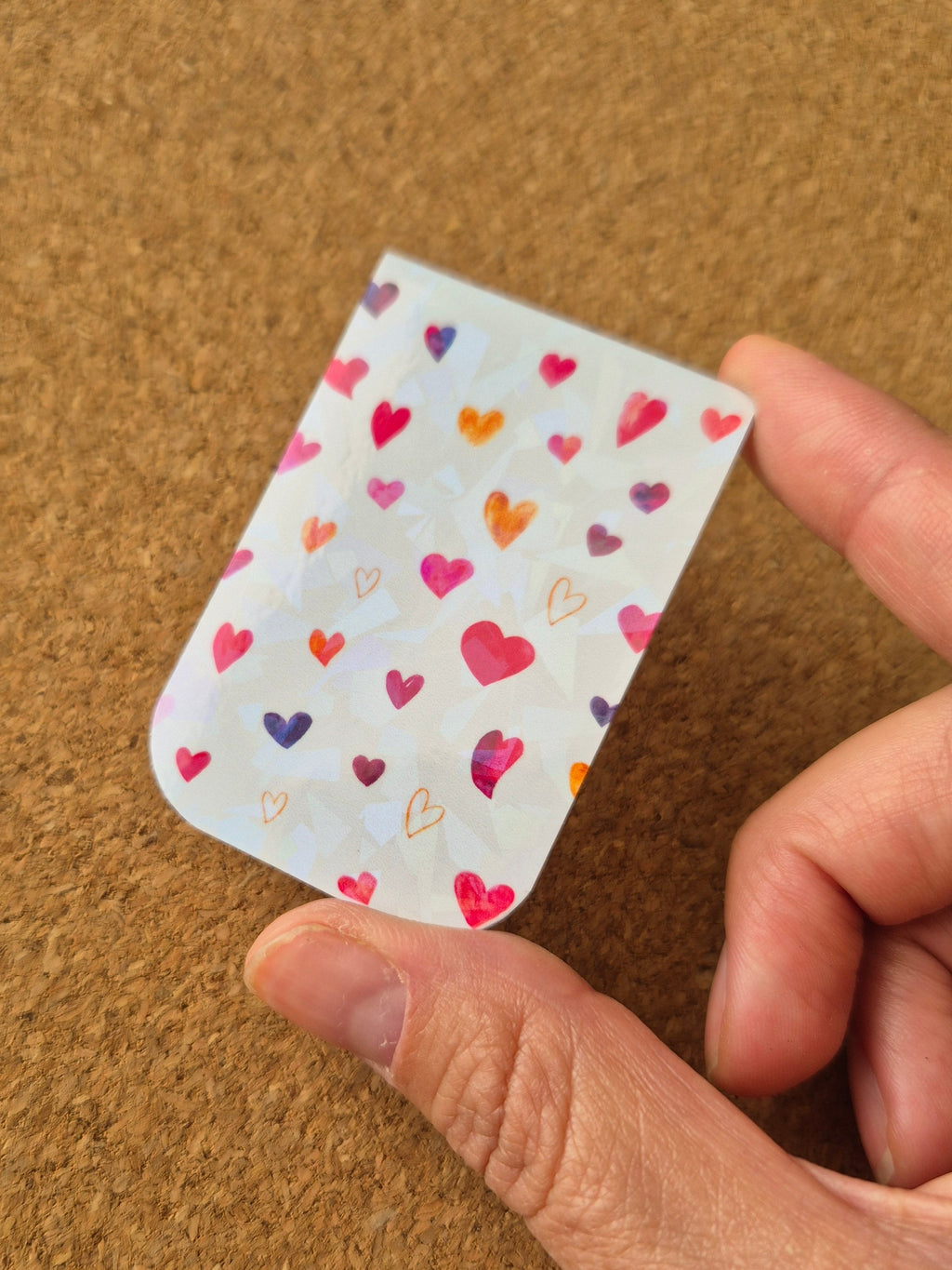 Marcapáginas imantado / Corazones 1