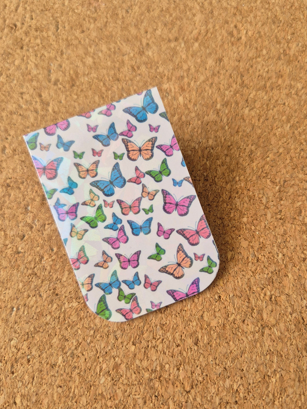 Marcapáginas imantado / Mariposas de colores