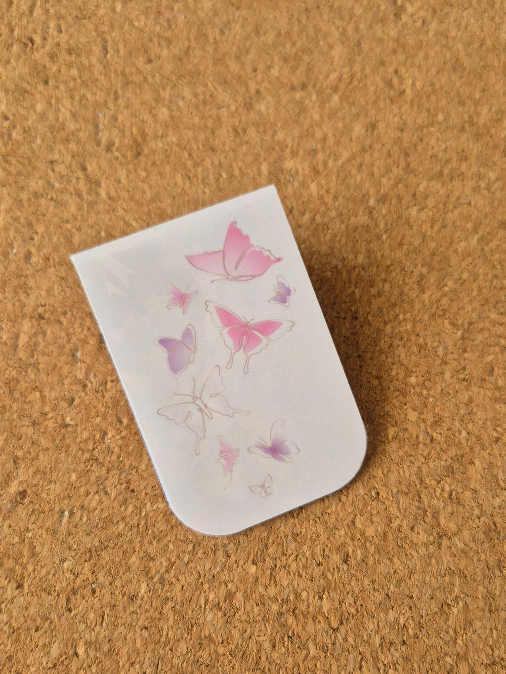 Marcapáginas imantado / Mariposas suaves