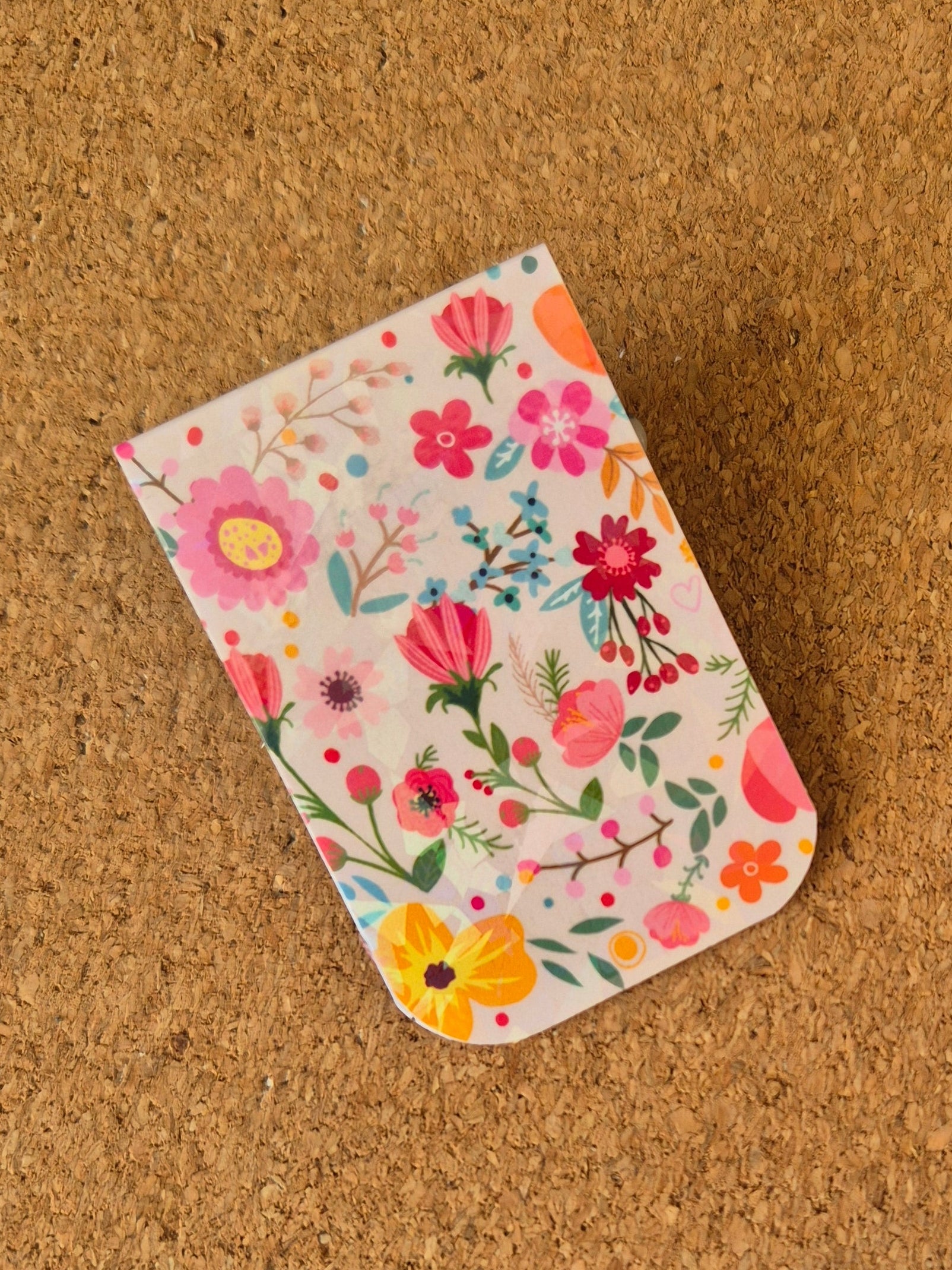 Marcapáginas imantado / Flores del jardín