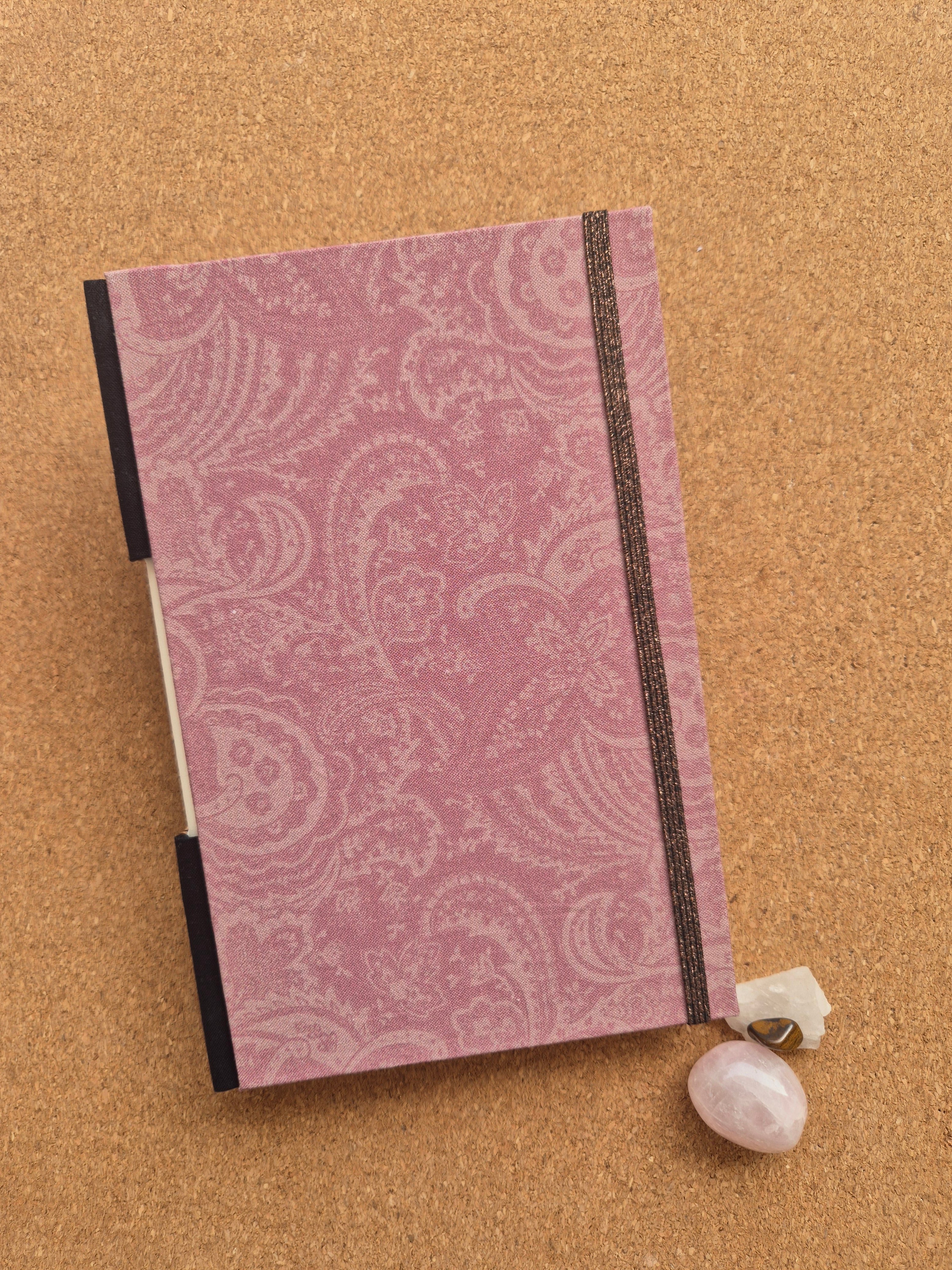 Libreta Mediana Costura de Ojal / Rosa
