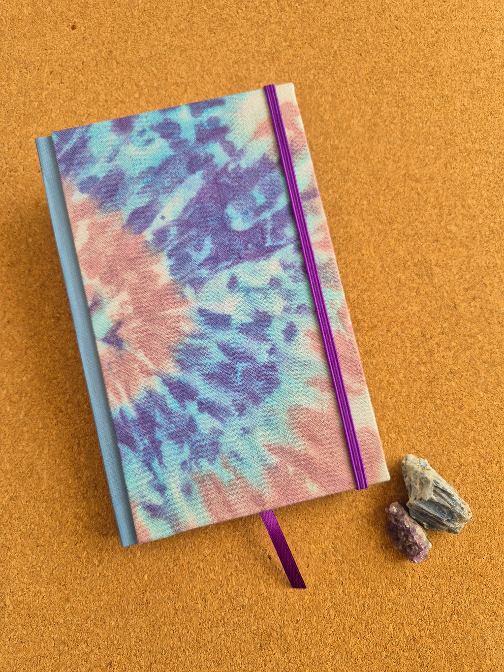 Libreta clásica Mediana / Teñido a mano Círculo