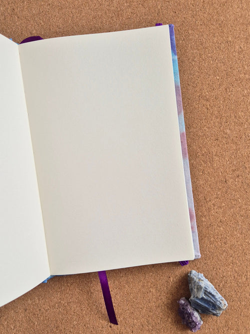 Libreta clásica Mediana / Teñido a mano Círculo