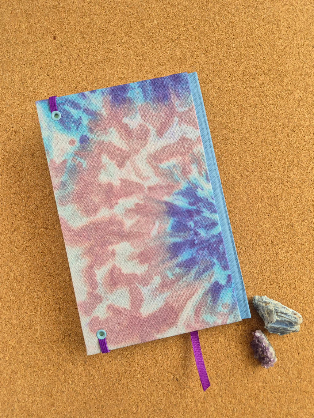 Libreta clásica Mediana / Teñido a mano Círculo
