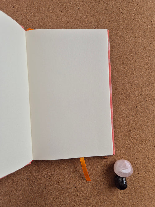 Libreta clásica Mediana / Teñido a mano Rojo rosa