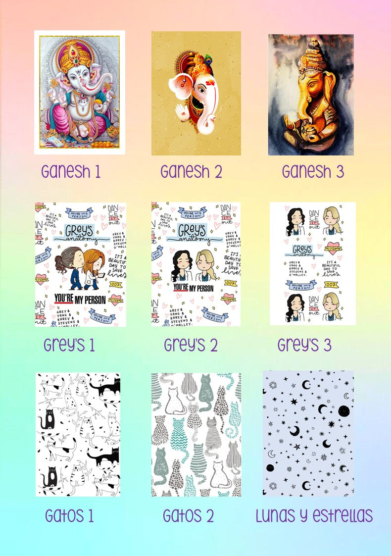 Cuaderno + planner mensual /Elige portada