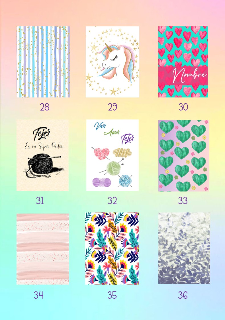 Cuaderno + planner mensual /Elige portada