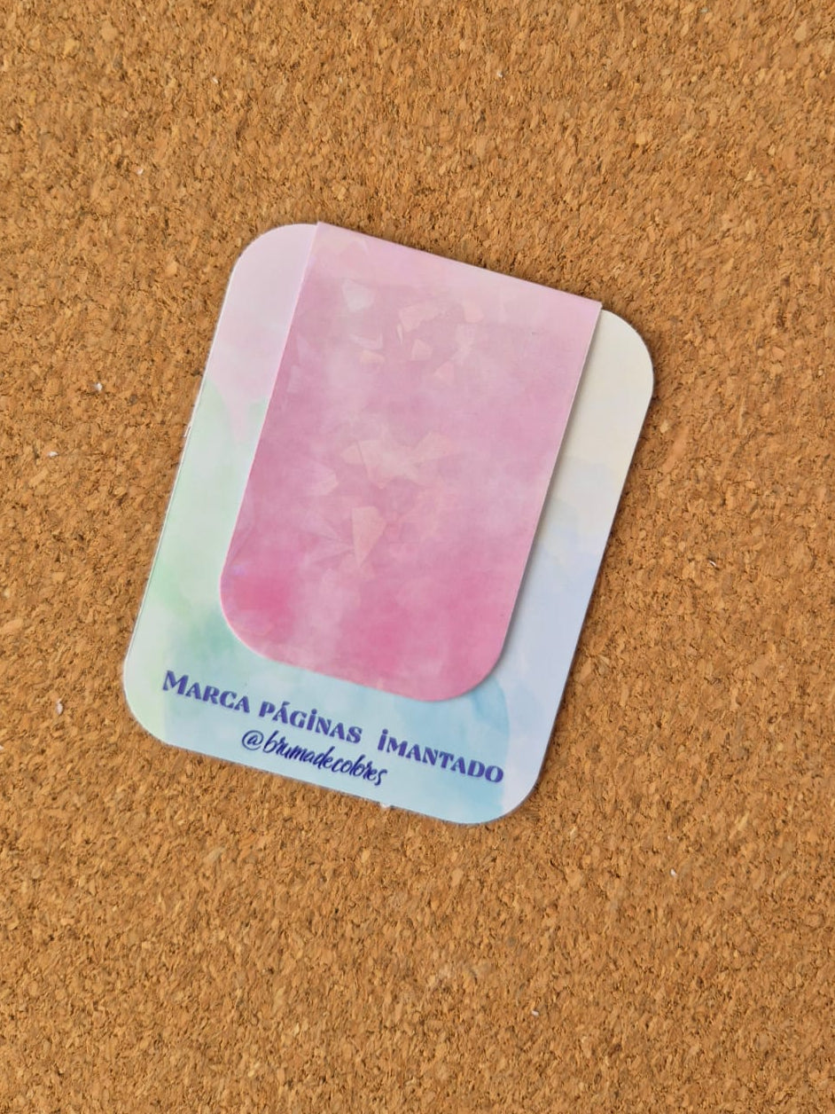 Marcapáginas imantado /Rosa